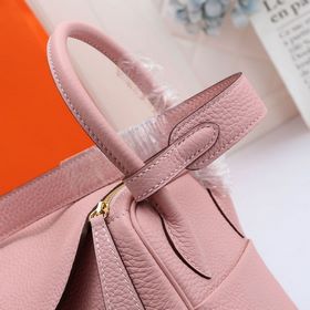 Hermès полуручной работы сумка Lindy из импортной кожи TC с крупн