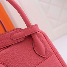 Hermès полуручной работы сумка Lindy из импортной кожи TC с крупн