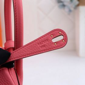 Hermès полуручной работы сумка Lindy из импортной кожи TC с крупн