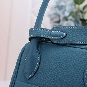 Hermès полуручной работы сумка Lindy из импортной кожи TC с крупн
