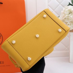 Hermès полуручная работа, сумка Lindy, импортная кожа TC с крупно
