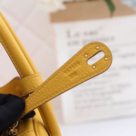 Hermès полуручная работа, сумка Lindy, импортная кожа TC с крупно