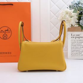 Hermès полуручная работа, сумка Lindy, импортная кожа TC с крупно