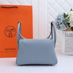 Hermès полуручной работы сумка Lindy из импортной кожи TC с крупн