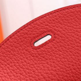 Hermès полуручной работы сумка Lindy из импортной кожи TC с крупн