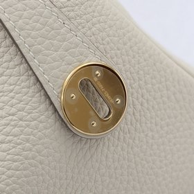 Hermes полуручная работа, сумка Lindy, импортная кожа TC с крупно