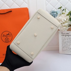 Hermes полуручная работа, сумка Lindy, импортная кожа TC с крупно