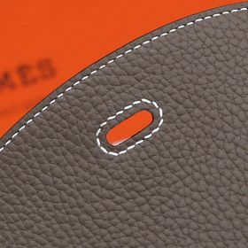 Hermès полуручной работы сумка Lindy из импортной кожи TC с крупн