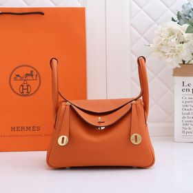 Hermès полуручная работа, сумка Lindy, импортная кожа TC с крупно