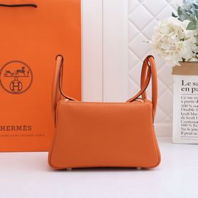 Hermès полуручная работа, сумка Lindy, импортная кожа TC с крупно