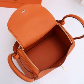 Hermès полуручная работа, сумка Lindy, импортная кожа TC с крупно