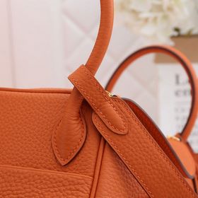 Hermès полуручная работа, сумка Lindy, импортная кожа TC с крупно