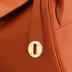 Hermès полуручная работа, сумка Lindy, импортная кожа TC с крупно