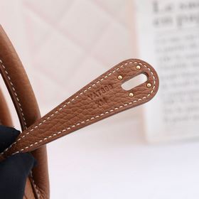 Hermès полуручной работы сумка Lindy из импортной кожи TC с крупн