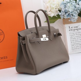 Сумка Hermes Birkin, цвет слоновой кости, золотая и серебряная фу