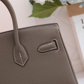 Сумка Hermes Birkin, цвет слоновой кости, золотая и серебряная фу