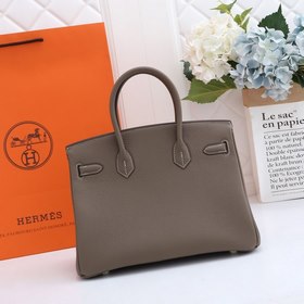 Сумка Hermes Birkin, цвет слоновой кости, золотая и серебряная фу