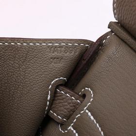 Сумка Hermes Birkin, цвет слоновой кости, золотая и серебряная фу