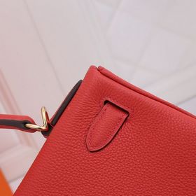 Сумка Hermes Kelly с одним плечевым ремнем, китайский красный с з