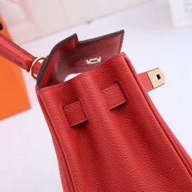 Сумка Hermes Kelly с одним плечевым ремнем, китайский красный с з