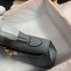 Hermès Kelly Mini сумочка второго поколения, импортная кожа Epsom