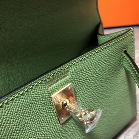 Hermès Kelly Mini сумка второго поколения, импортная кожа Epsom, 