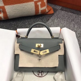 Hermès Kelly Mini сумочка второго поколения, импортная кожа Epsom