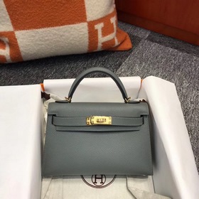 Hermès Kelly Mini сумочка второго поколения, импортная кожа Epsom