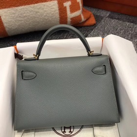 Hermès Kelly Mini сумочка второго поколения, импортная кожа Epsom