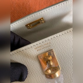 Hermès Kelly Mini сумка второго поколения, импортная кожа Epsom, 