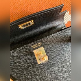 Hermès Kelly Mini сумка второго поколения, импортная кожа Epsom, 