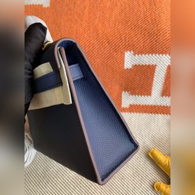 Hermès Kelly Mini сумка второго поколения, импортная кожа Epsom, 