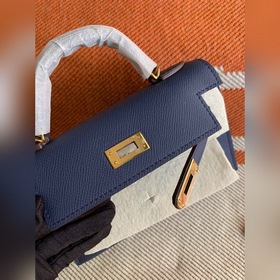 Hermès Kelly Mini сумка второго поколения, импортная кожа Epsom, 