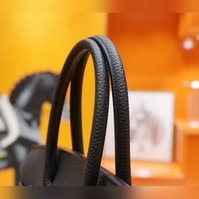 Сумка Hermes Birkin, черная кожа Togo, полностью сшитая вручную и