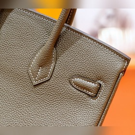 Сумка Hermes Birkin, цвет слоновой кости, Togo, полностью сшита в