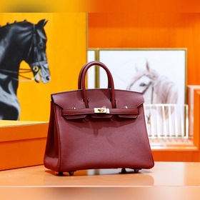 Сумка Hermes Birkin &nbsp;Бриллиантово-красная Togo, полность