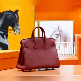 Сумка Hermes Birkin &nbsp;Бриллиантово-красная Togo, полность