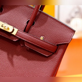 Сумка Hermes Birkin &nbsp;Бриллиантово-красная Togo, полность
