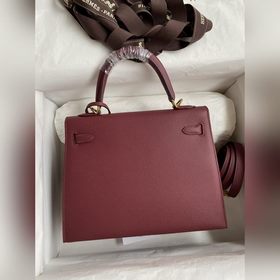 Сумка Hermès Kelly из кожи Epsom с прошитыми восковыми нитками, б