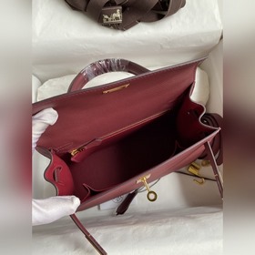 Сумка Hermès Kelly из кожи Epsom с прошитыми восковыми нитками, б