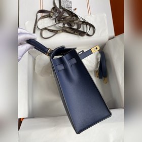 Сумка Hermès Kelly из кожи Epsom с прошитыми восковыми швами, зол
