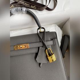 Сумка Hermes Kelly из кожи Epsom с прошитыми восковыми нитками се