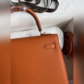 Сумка Hermes Kelly из кожи Epsom с прошитыми восковыми нитками, о