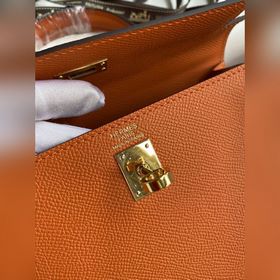 Сумка Hermes Kelly из кожи Epsom с прошитыми восковыми нитками, о
