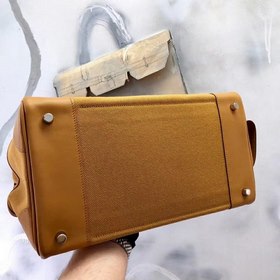 Сумка Hermes Birkin &nbsp;cargo серого цвета серебряной засте