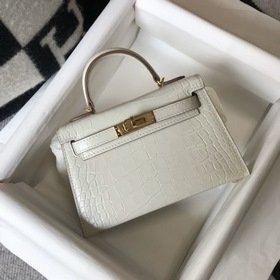 Hermès Имитация крокодилаКожаная сумка Импортная кожа с тиснением