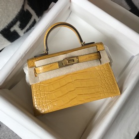 Hermès Имитация крокодилаКожаная сумка Импортная кожа с тиснением