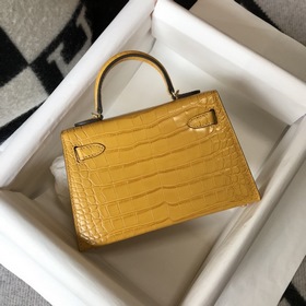 Hermès Имитация крокодилаКожаная сумка Импортная кожа с тиснением