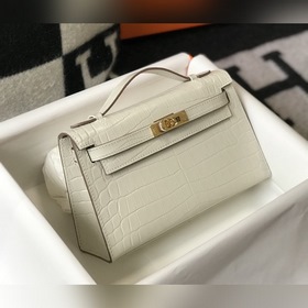 Hermès Small Kelly Evening Bag Clutch Bag Золотая застежка Текст