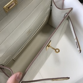 Hermès Small Kelly Evening Bag Clutch Bag Золотая застежка Текст